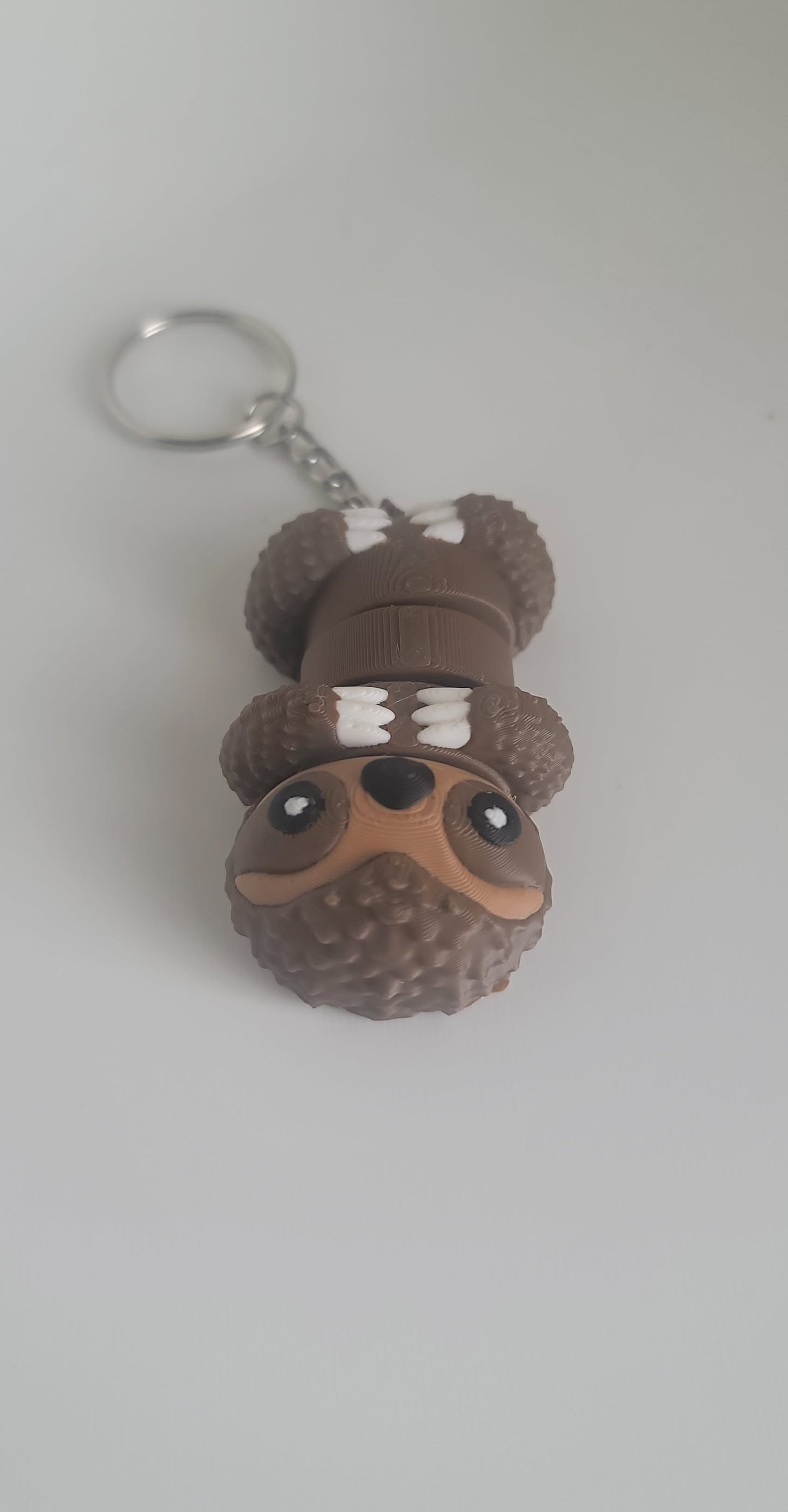 Flexi Sloth Keychain 3D Printed Articulated Animal Fidget Toy Cute Gift