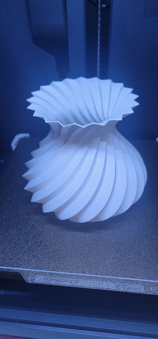 Spiral Vase 3D Printed Modern Home Décor Flower Vase Table Display Handmade