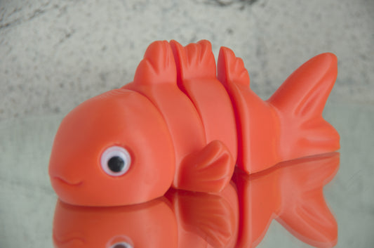 Playful Goldfish - Flexi Fidget Toy or Key Ring