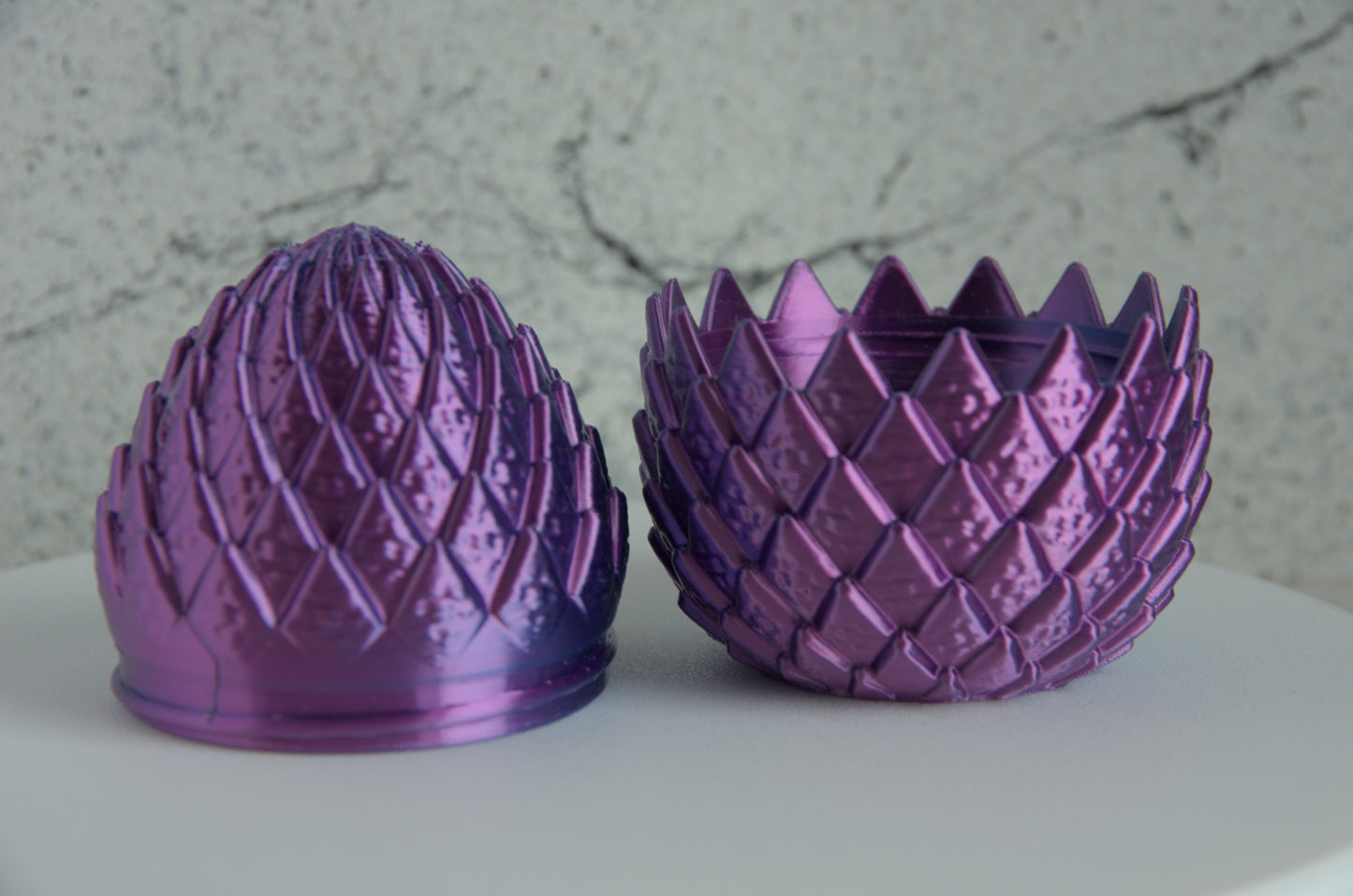 Dragon Decorative Set 3D Printed Blue Purple Gradient Fantasy Home Décor Gift