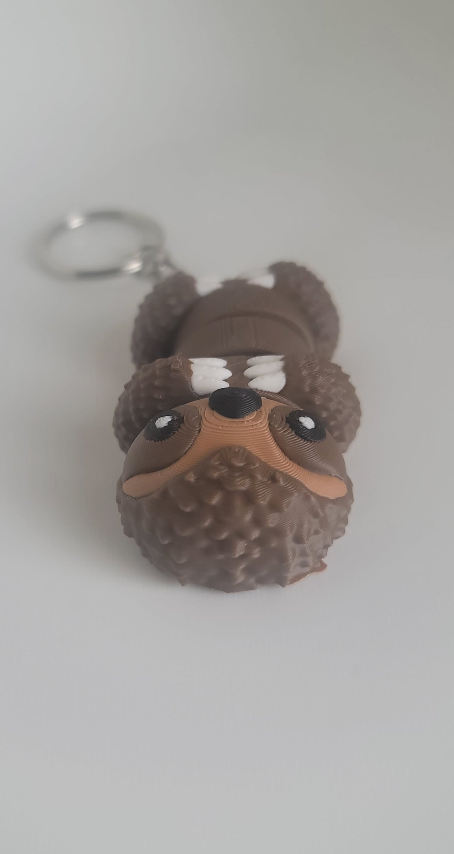 Flexi Sloth Keychain 3D Printed Articulated Animal Fidget Toy Cute Gift