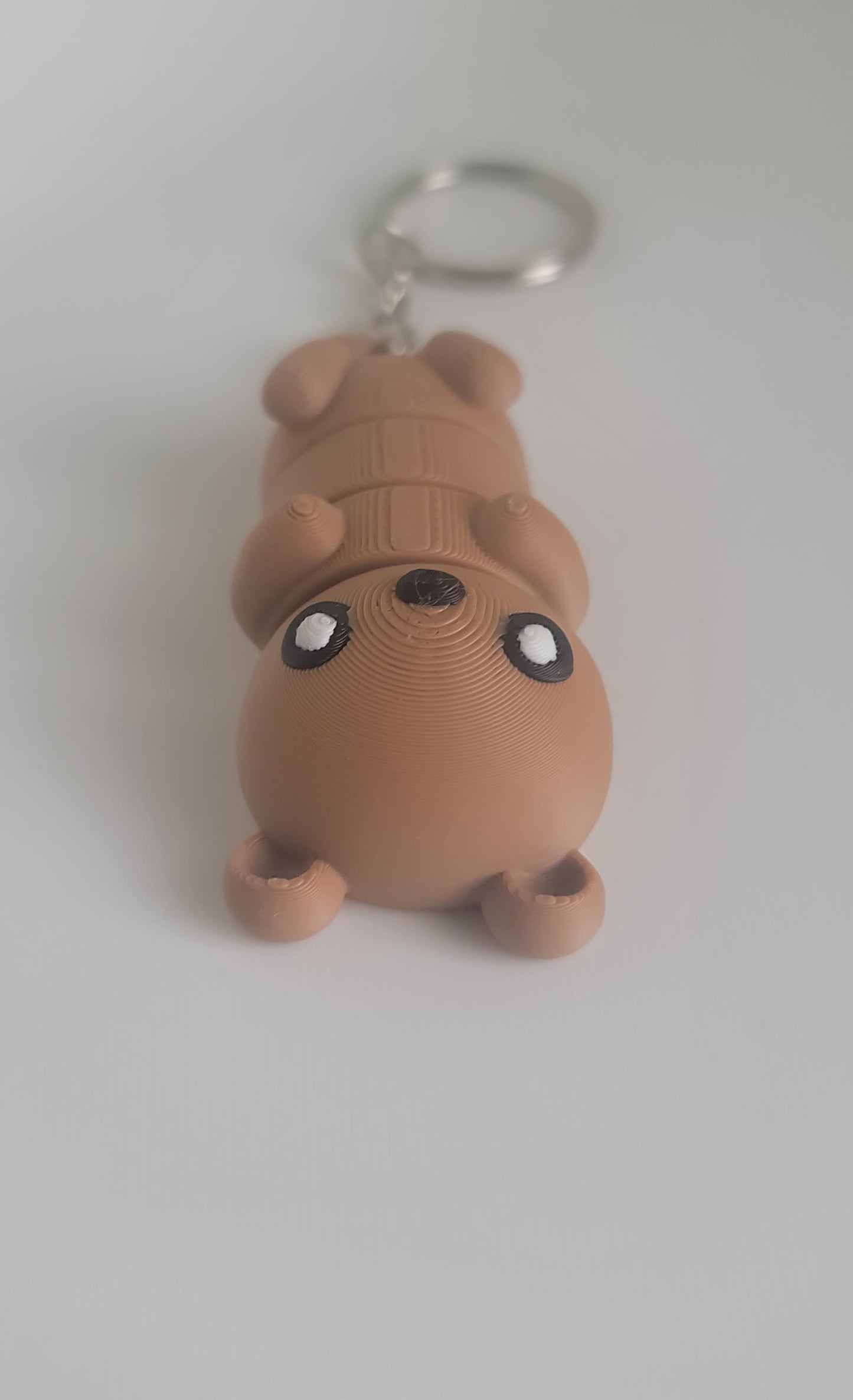 Flexi Otter Keychain 3D Printed Articulated Animal Fidget Toy Cute Gift